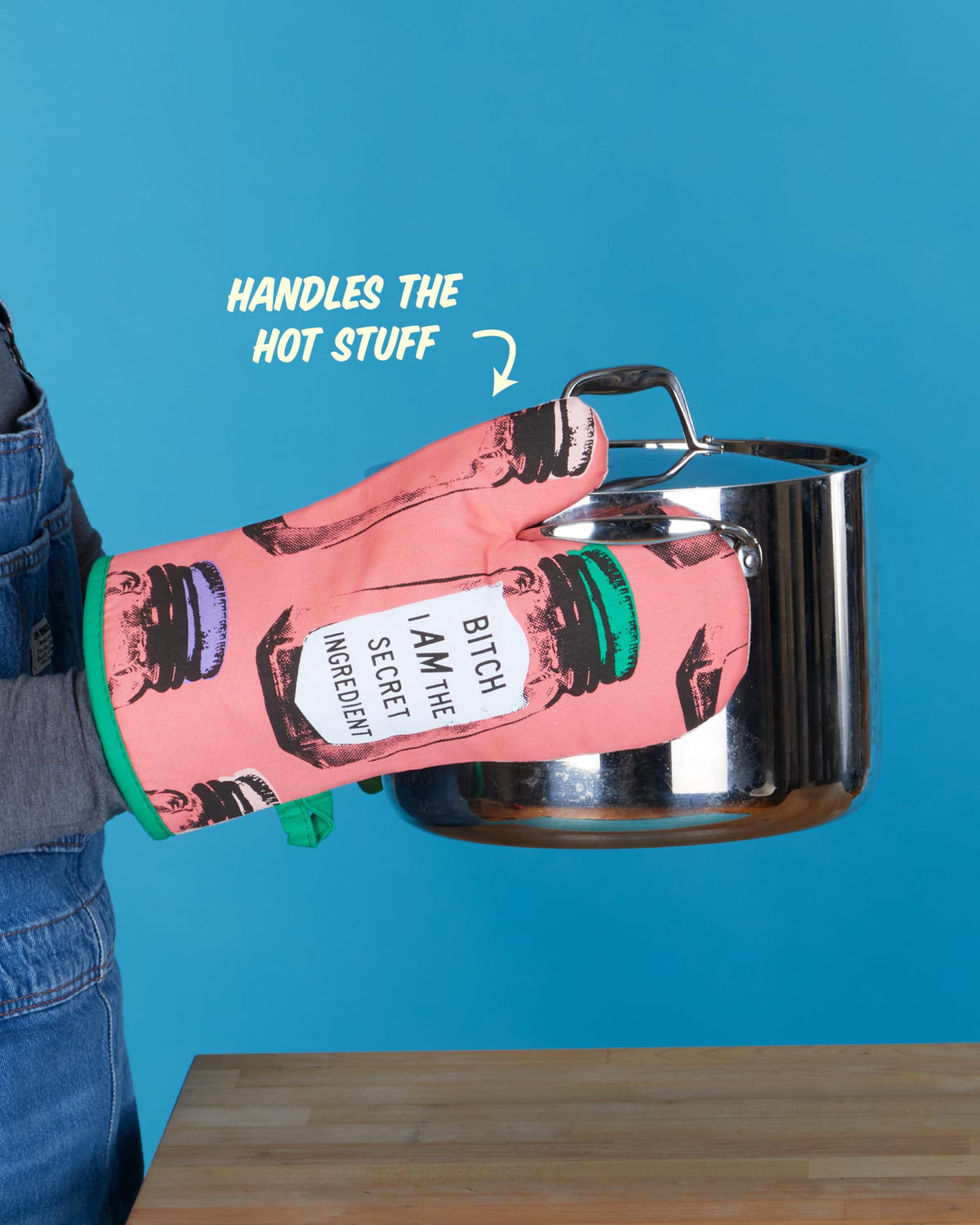 Blue Q B*tch I Am The Secret Ingredient artwork is fade-resistant for long-lasting color