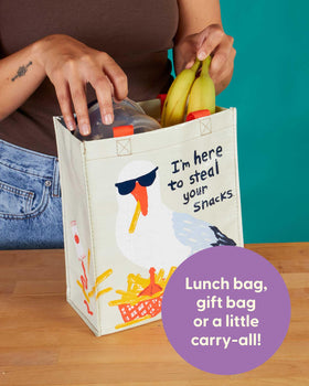 Blue Q Handy Tote water resistant and tear resistant for everyday errands