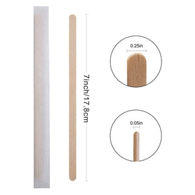 BLUE TOP individually wrapped stirrers, 7 inch length, hygienic convenience.