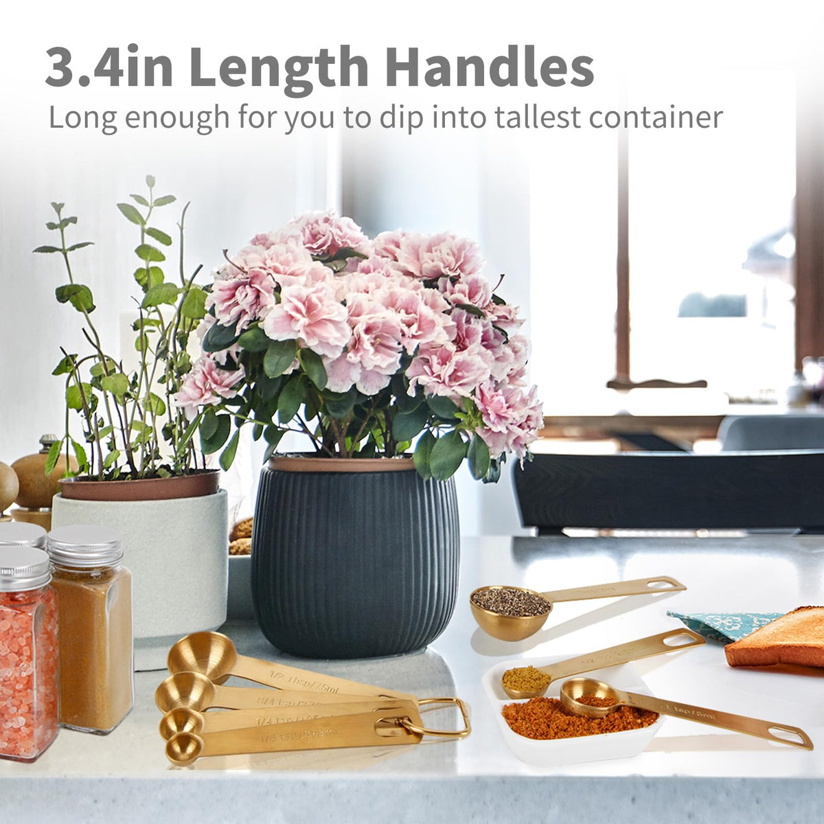 Blueden spoons ideal for wet and dry ingredient measurements