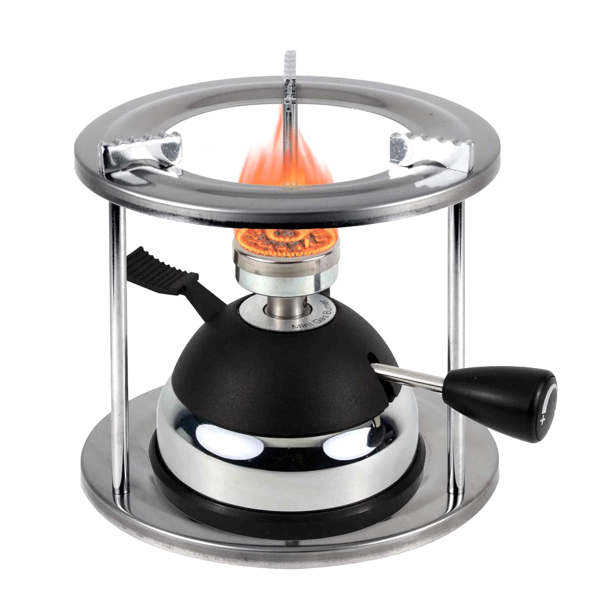 BlueFire burner assembly rack keeps siphon gear organized during use