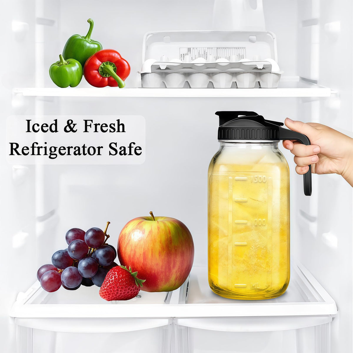 BLUEJUNWEI silicone-sealed lid keeps beverages fresh and leakproof