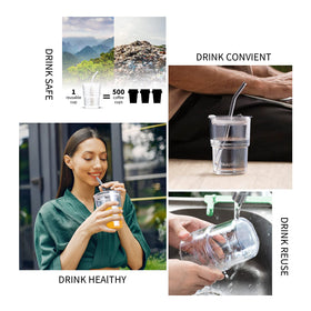 BLUEPOLAR BPA/BPS-free glass, a healthier sipping option.