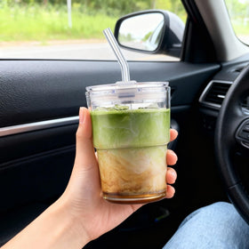 BLUEPOLAR leak-proof lid with silicone seal prevents spills during travel.