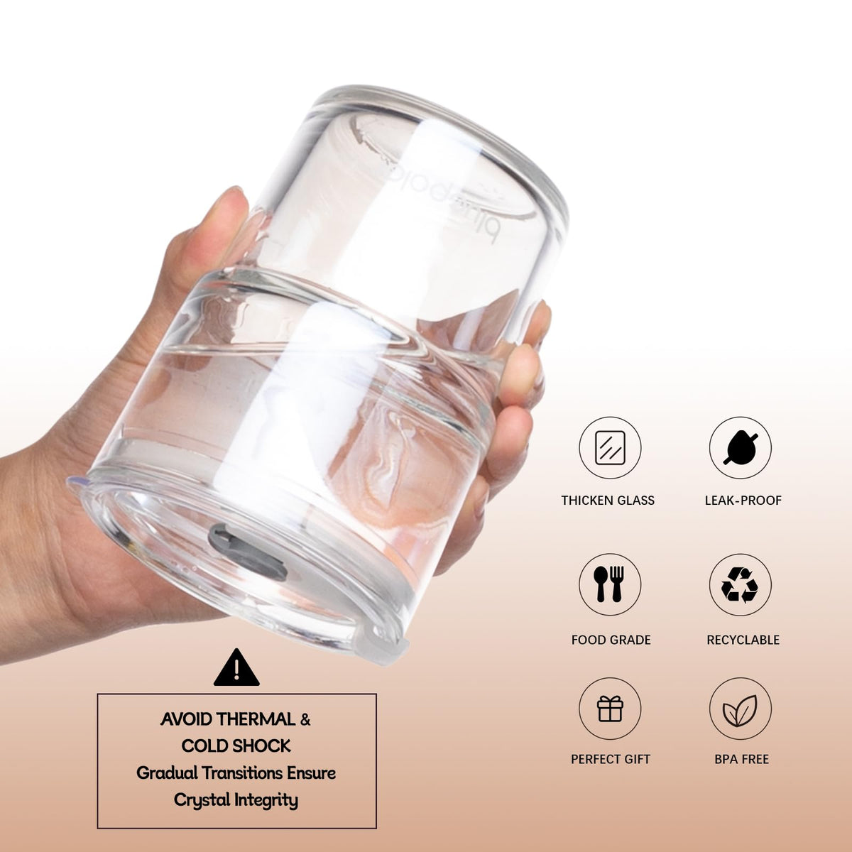 BLUEPOLAR portable travel cup, ideal for on-the-go hydration.