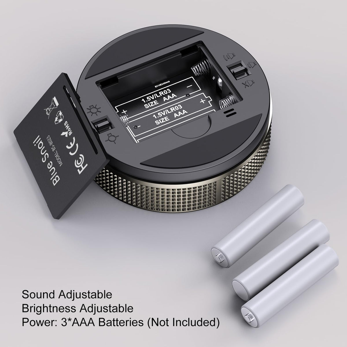 BlueSnail timer dial area showing quick time setting and start button.
