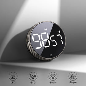 BlueSnail timer side view highlighting simple dial adjustments.