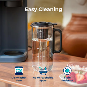 Bluevua RO100ROPOT-Lite Carafe compact design for small kitchens