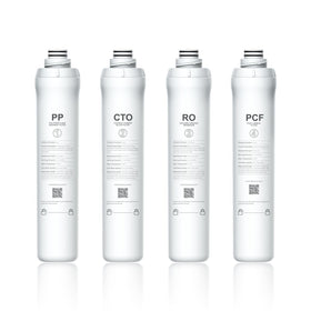 Bluevua RO100ROPOT PP filter maintaining clean taste at home.