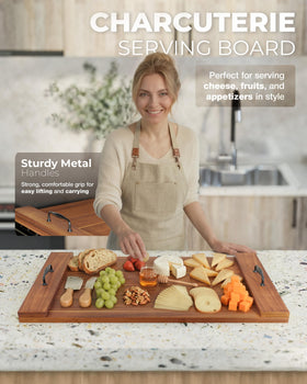 BLUEWEST noodle-board-cover serves as a portable serving tray for gatherings.