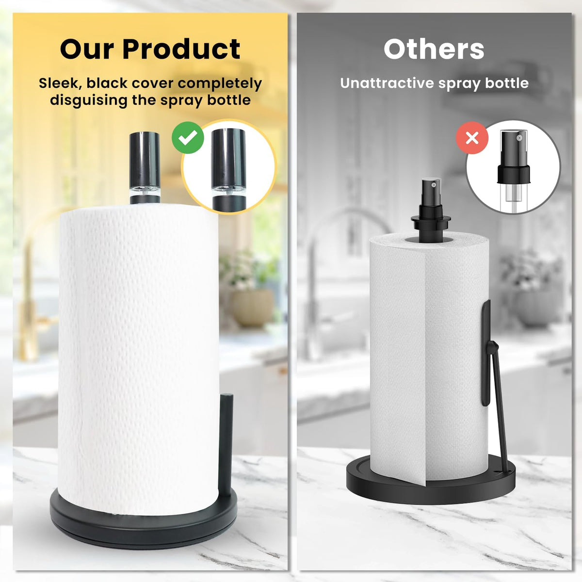 BluJaye hidden spray under cap for fast mist without clutter