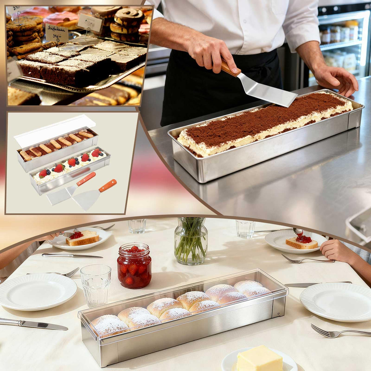 Blushtier spatula set assists precise spreading and serving
