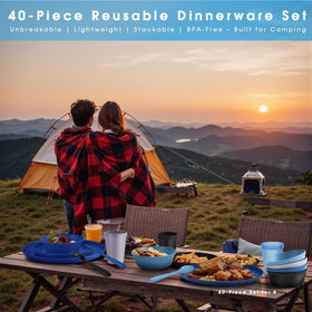 Blwan set is microwave and dishwasher safe for quick cleanup.