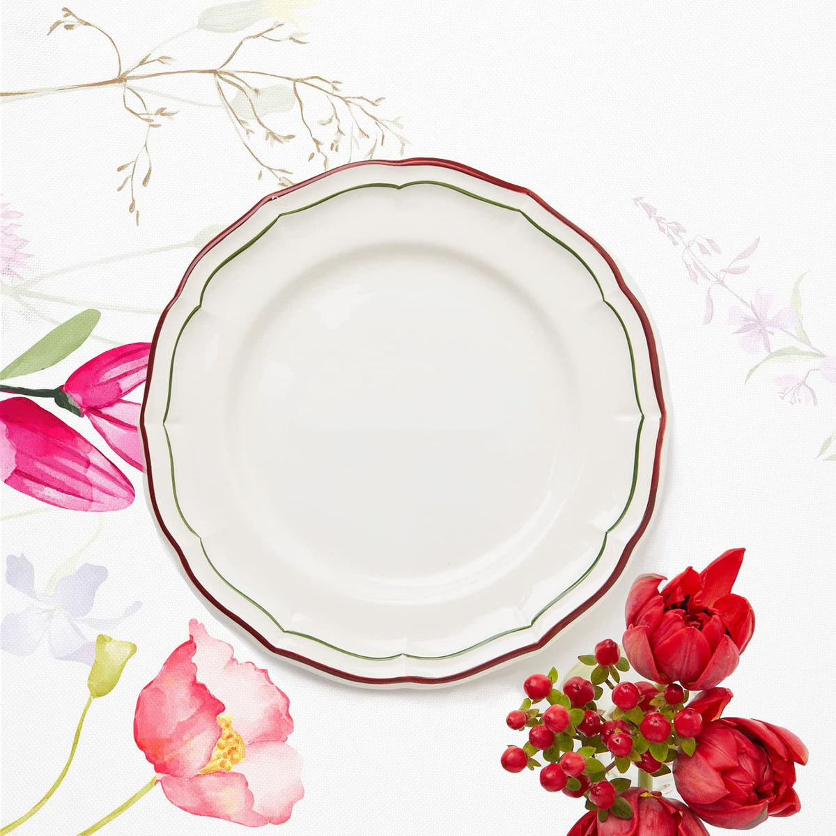 Bnejvif Spring Floral oval tablecloth dining-room-friendly for everyday meals
