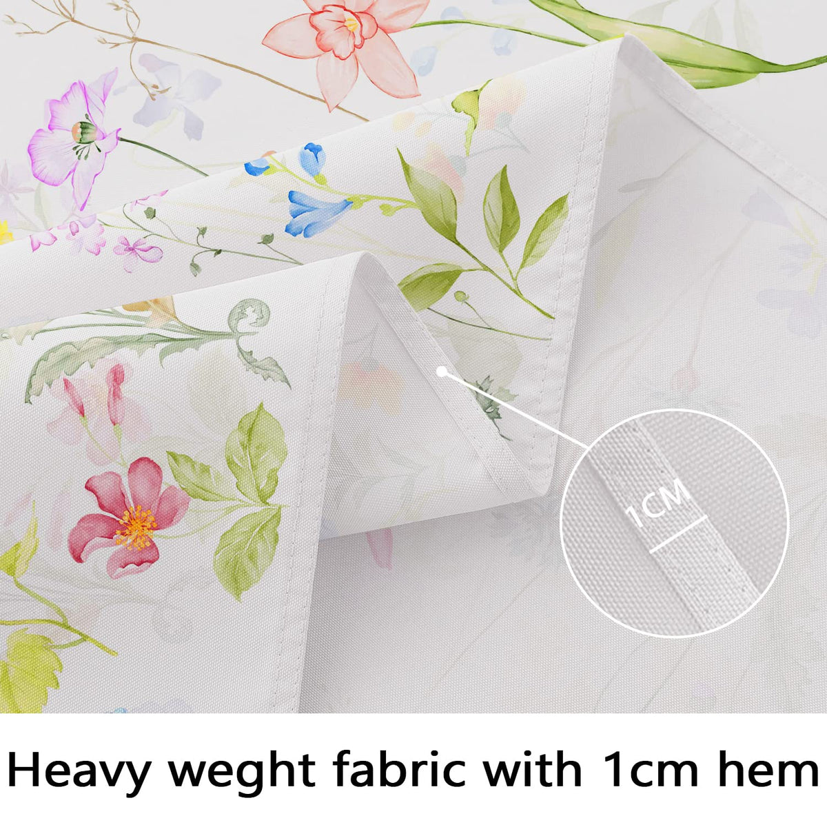Bnejvif Spring Floral oval tablecloth outdoor-patio enhances al fresco dining