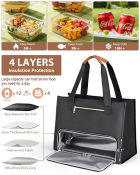 Bnlcd insulated interior demonstrates a four-layer thermal system for meals.