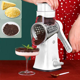 BNUNWISH rotary grater blade set for multiple cuts and textures.