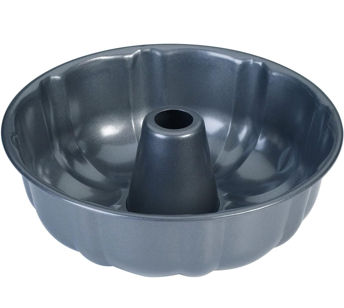 BNYD 10-inch fluted tube pan with even-heat design for consistent baking.