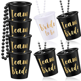 Boao bride shot necklace in black packaging, ready-to-wear party favors.