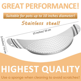 Boao double-handle pot strainer designed for safe balanced draining