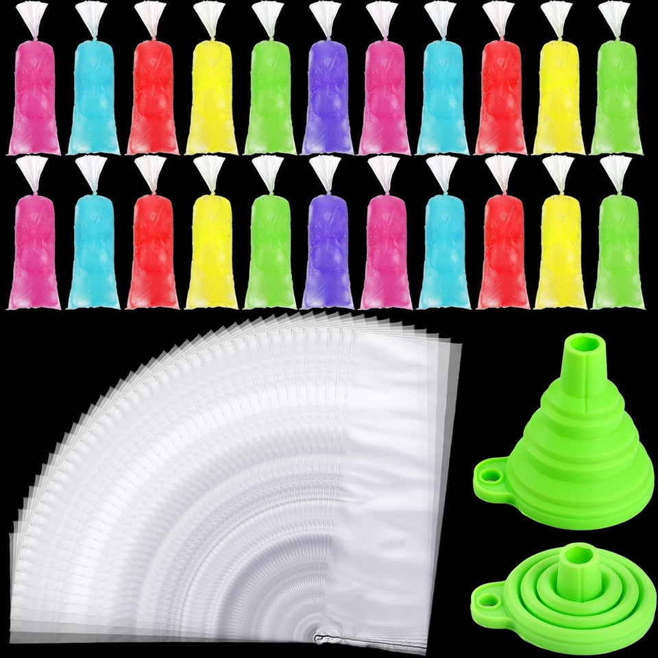 Boao ice lolly bags bulk pack for easy frozen treats at home