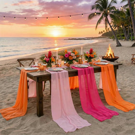Boao multi-color runner set ideal for weddings and parties