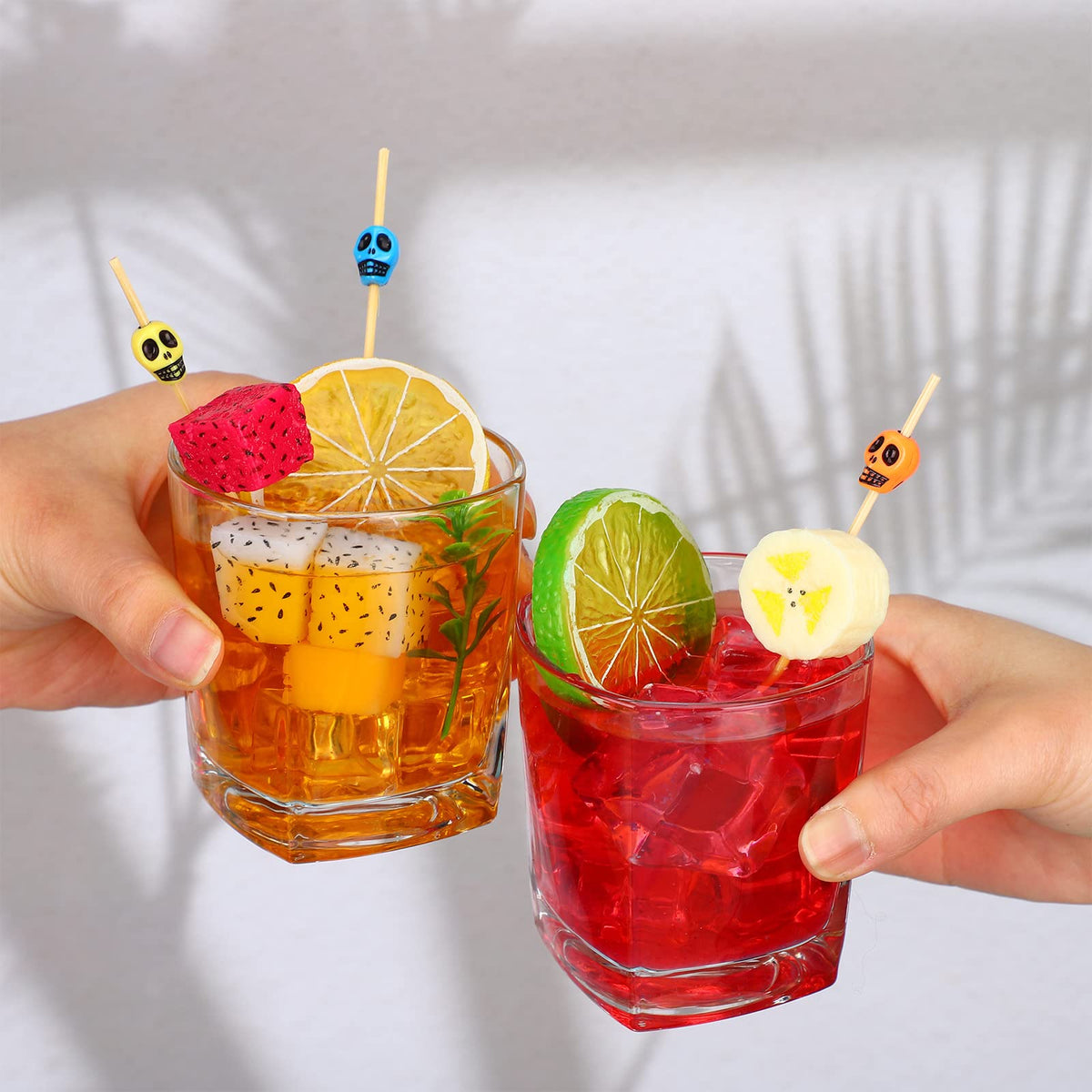Boao skull picks for weddings and parties create instant decor.