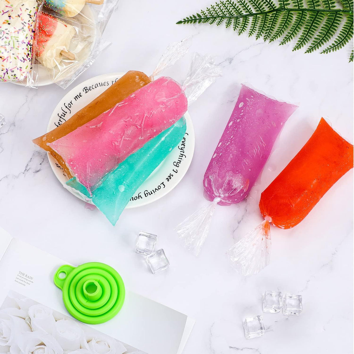 Boao silicone funnel for mess-free filling into bags