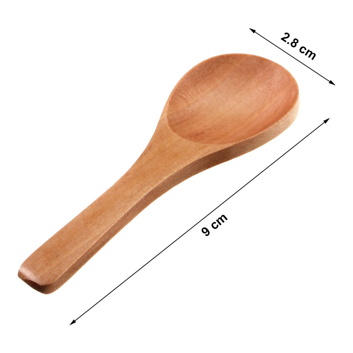 Boao small wooden spoons for condiment spoons, sturdy and reusable.