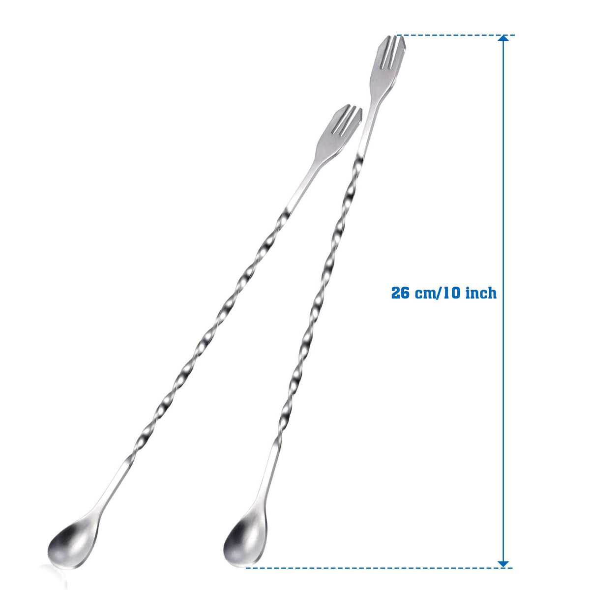 Boao spiral-handle cocktail spoon for precise stirring.