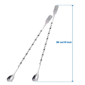 Boao spiral-handle cocktail spoon for precise stirring.