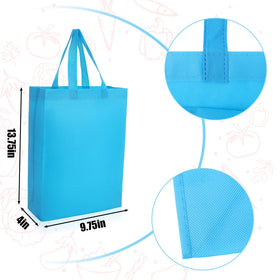 Boao tote bag 14x10x4 inch shows ample space for groceries and gear.