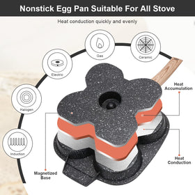 Bobikuke bakelite handle provides heat insulation during cooking