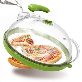Bobomoment 10in microwave splatter cover keeps meals neat and moisture-rich.