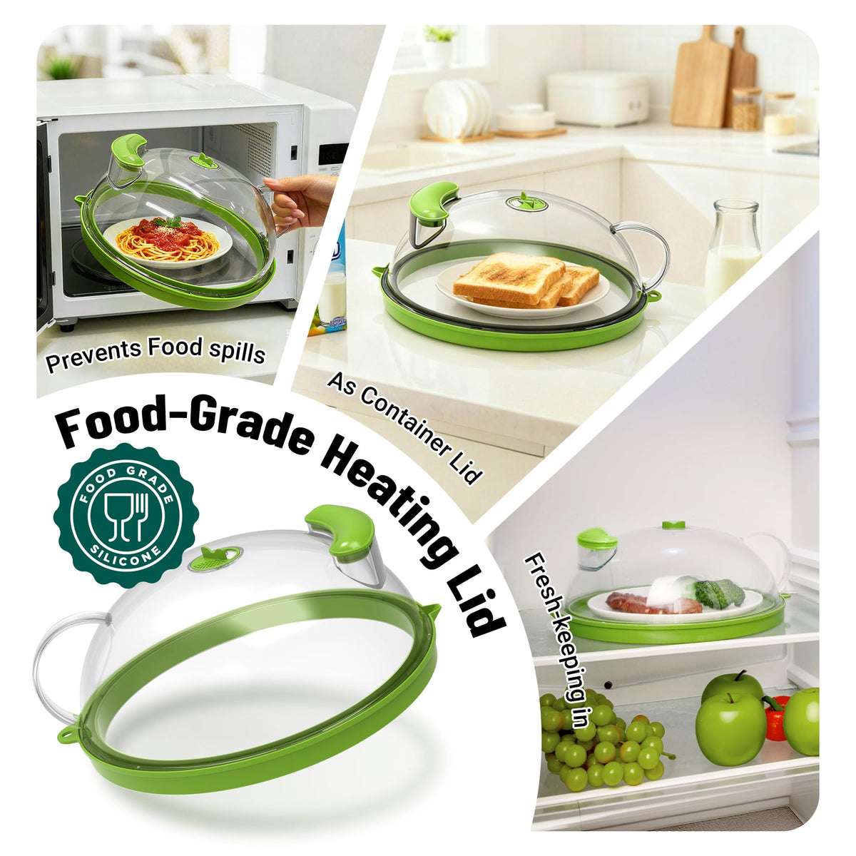 Bobomoment 12-inch splatter guard ideal for everyday cooking.