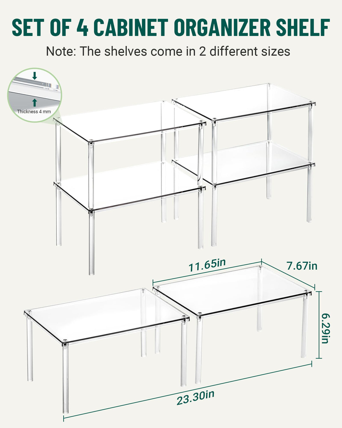 Bobomoment countertop storage solution saves cabinet space and adds neatness