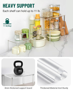 Bobomoment spice bottle display keeps jars accessible and organized