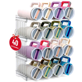 Bobomoment water bottle organizer stack for Stanley 40 oz, neat and accessible.