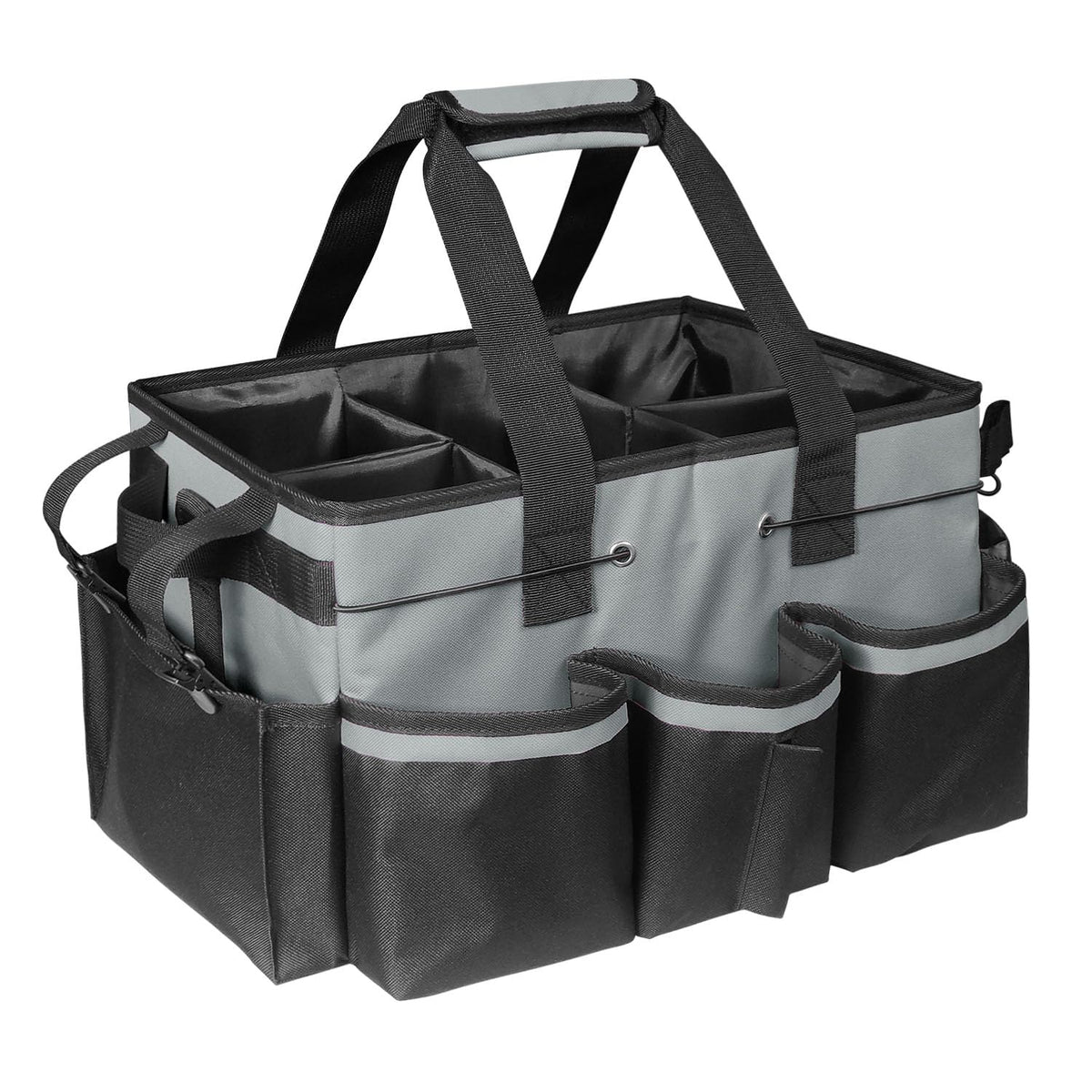 Boczif Cleaning Caddy Bag with a sturdy handle for easy carrying and quick access.