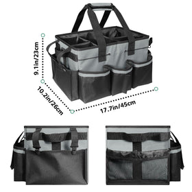 Two large side pockets hold tall bottles for flexible storage.