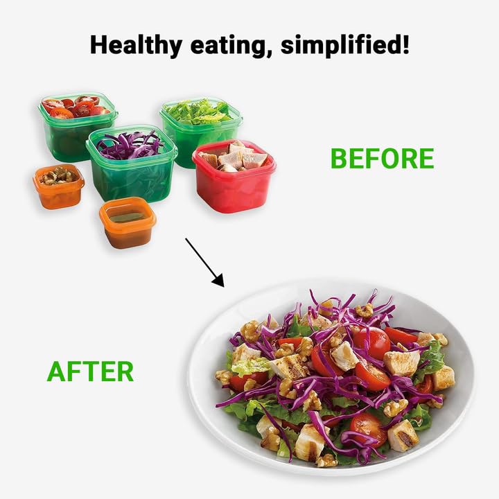 BODi secure locking lids keep portions fresh throughout the day.