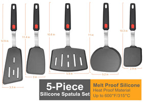 BodiCal spatula with stainless steel core combines strength and flexibility.