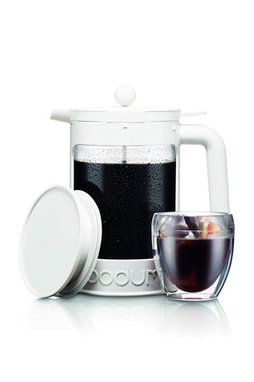 Bodum 51oz carafe close-up showing clear glass to monitor brew progress