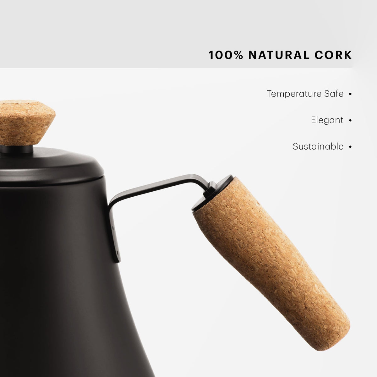 Bodum Bistro automatic shut-off base ensures safe, unattended boiling.
