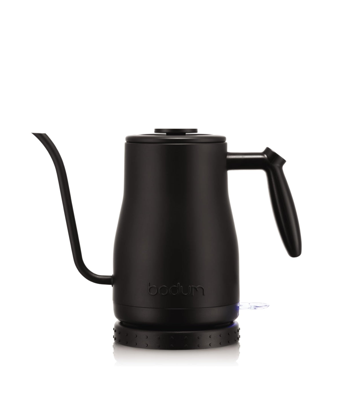 Bodum Bistro gooseneck kettle provides precise pour-over coffee and tea.