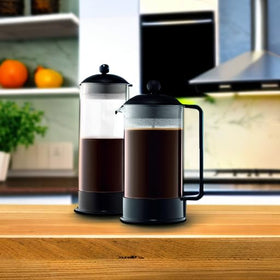Bodum Brazil French Press stainless steel filter helps prevent sediment
