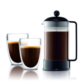 Bodum Brazil French Press no paper filters supports eco-friendly brewing