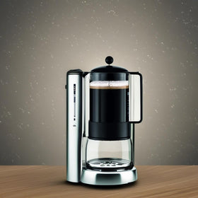 Bodum Brazil 51oz French Press dishwasher-safe glass carafe for easy cleanup.