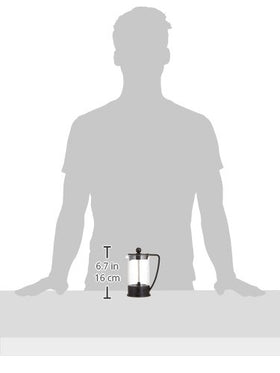 Bodum Brazil French Press BPA-free body ensures safe, eco-friendly brewing.