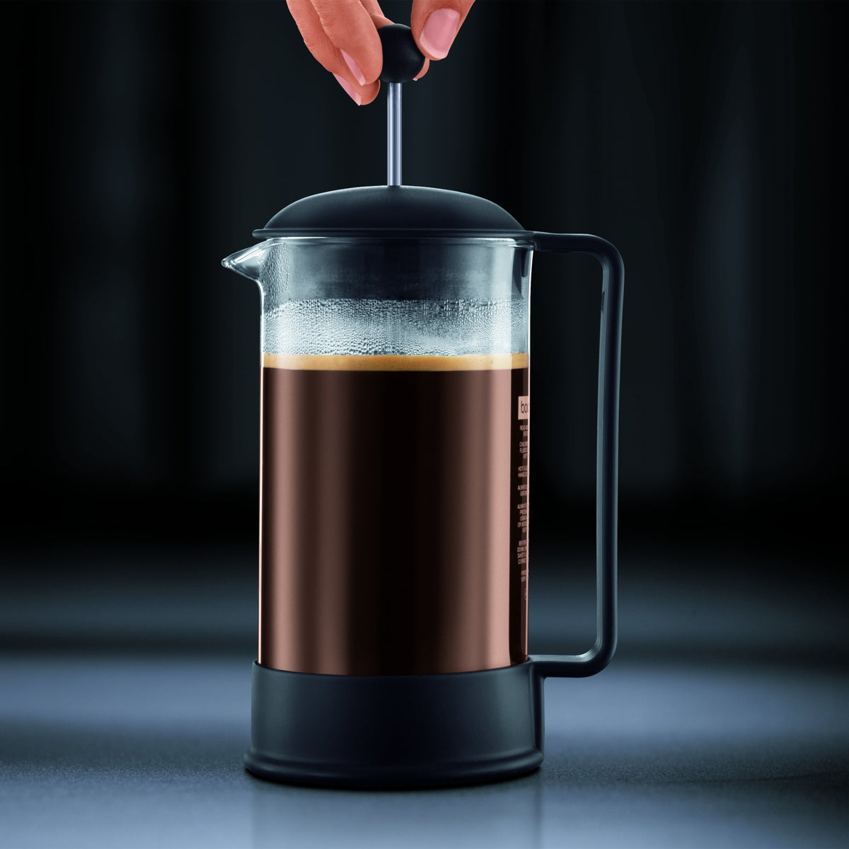 Dishwasher-safe Bodum Brazil French Press for easy cleaning after brewing